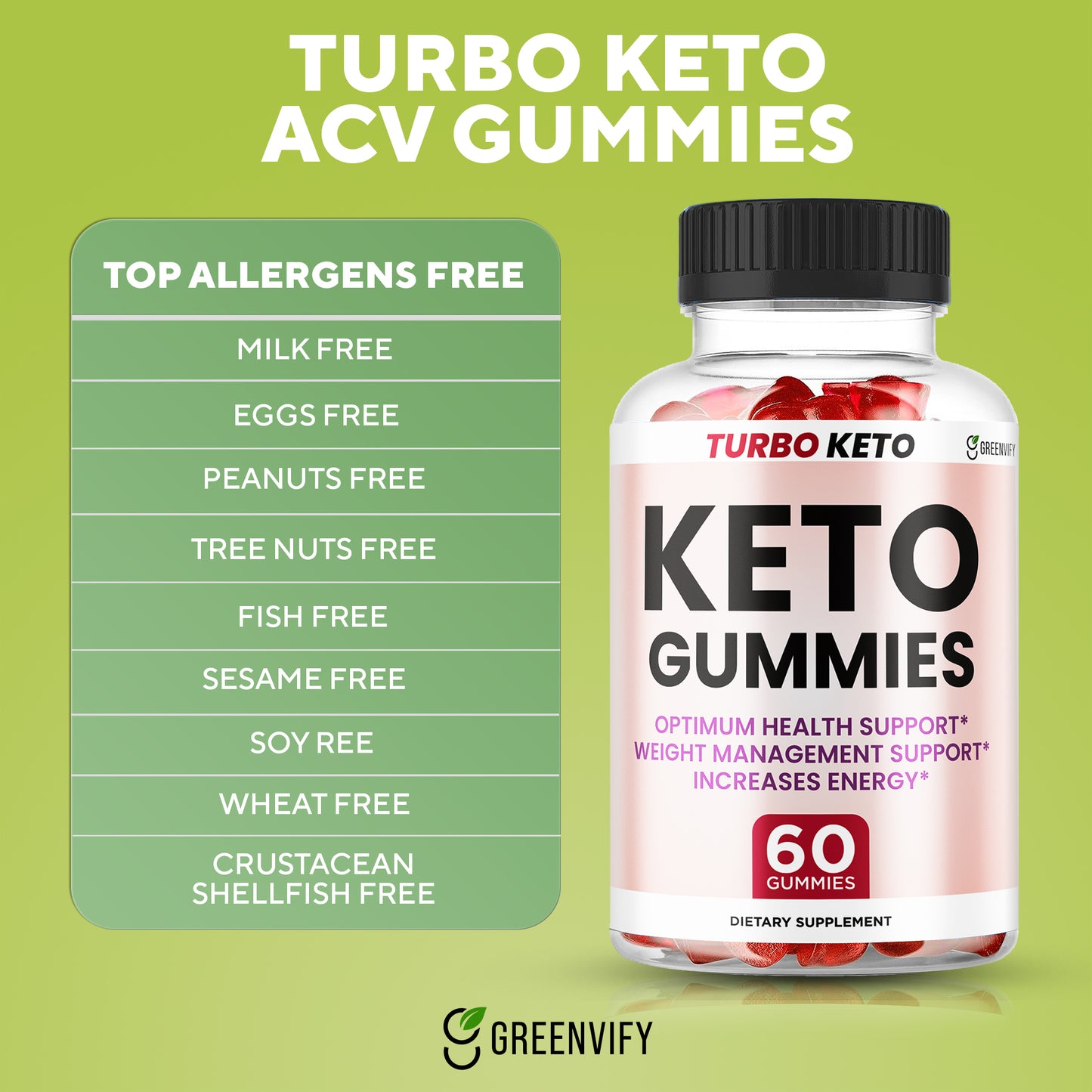 Turbo Keto Apple Cider Vinegar Gummies