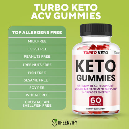 Turbo Keto Apple Cider Vinegar Gummies